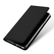 For iPhone 11 DUX DUCIS Skin Pro Series Shockproof Horizontal Flip Leather Case with Holder & Card Slots(Black)