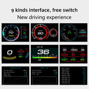F9 OBD2 Car HUD Head-up Display Speed / Water Temperature / Voltage Display