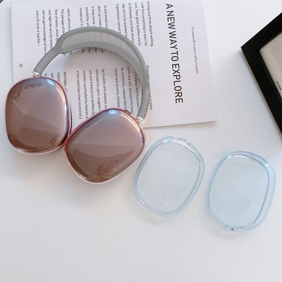 Headset Transparent Protective Case for AirPods Max(Black)