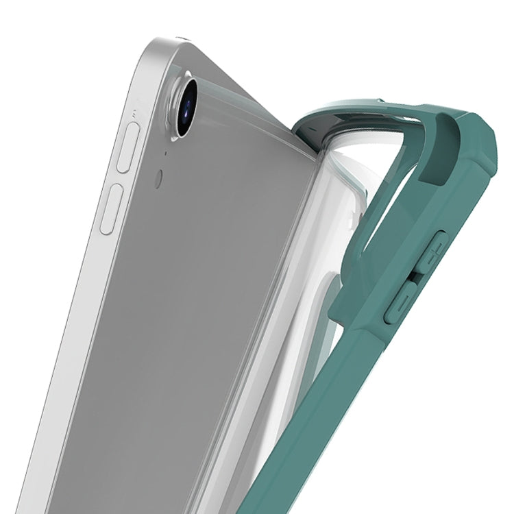 Mutural Pinyue Series PC + TPU Horizontal Flip Leather Case with Holder & Pen Slot & Sleep / Wake-up Function For iPad Air 2022 / 2020 10.9(Blue)