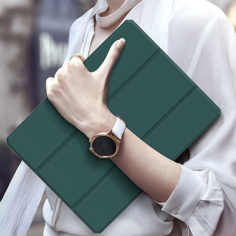 Mutural Pinyue Series PC + TPU Horizontal Flip Leather Case with Holder & Pen Slot & Sleep / Wake-up Function For iPad Air 2022 / 2020 10.9(Mint Green)