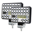 2 PCS WUPP CS-1243A1 Car 4 inch Square 20LEDs Highlight Work Light Modified Spotlight - free shipping - PMC TechLife - Order now!