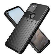 For Google Pixel 5A Thunderbolt Shockproof TPU Protective Soft Case(Black)