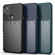 For Google Pixel 5A Thunderbolt Shockproof TPU Protective Soft Case(Black)