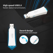 Netac U335S USB 3.0 High Speed Antivirus Write Protection USB Flash Drives U Disk, Capacity:128GB