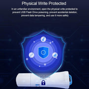 Netac U335S USB 3.0 High Speed Antivirus Write Protection USB Flash Drives U Disk, Capacity:128GB