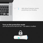 Netac U335S USB 3.0 High Speed Antivirus Write Protection USB Flash Drives U Disk, Capacity:128GB