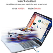 Netac U335S USB 3.0 High Speed Antivirus Write Protection USB Flash Drives U Disk, Capacity:128GB