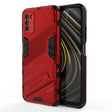 For Xiaomi Poco M3 Punk Armor 2 in 1 PC + TPU Shockproof Case with Invisible Holder(Red) - Xiaomi Cases by PMC TechLife | Online Shopping South Africa | PMC TechLife | Buy Now Pay Later Mobicred