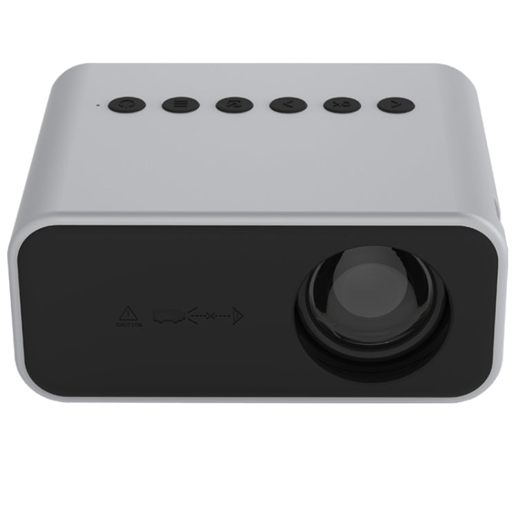 T500 1920x1080P 80 Lumens Portable Mini Home Theater LED HD Digital Projector Without Remote Control & Adaptor(White)