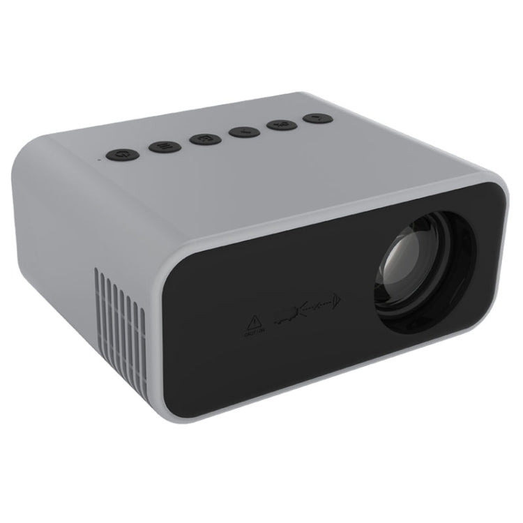 T500 1920x1080P 80 Lumens Portable Mini Home Theater LED HD Digital Projector Without Remote Control & Adaptor(White)