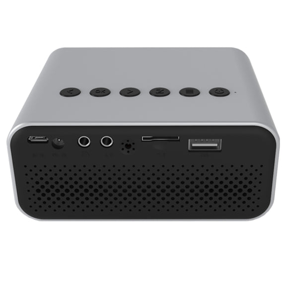 T500 1920x1080P 80 Lumens Portable Mini Home Theater LED HD Digital Projector Without Remote Control & Adaptor(White)