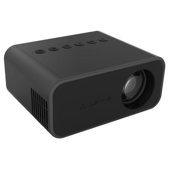 T500 1920x1080P 80 Lumens Portable Mini Home Theater LED HD Digital Projector Without Remote Control & Adaptor(Black)