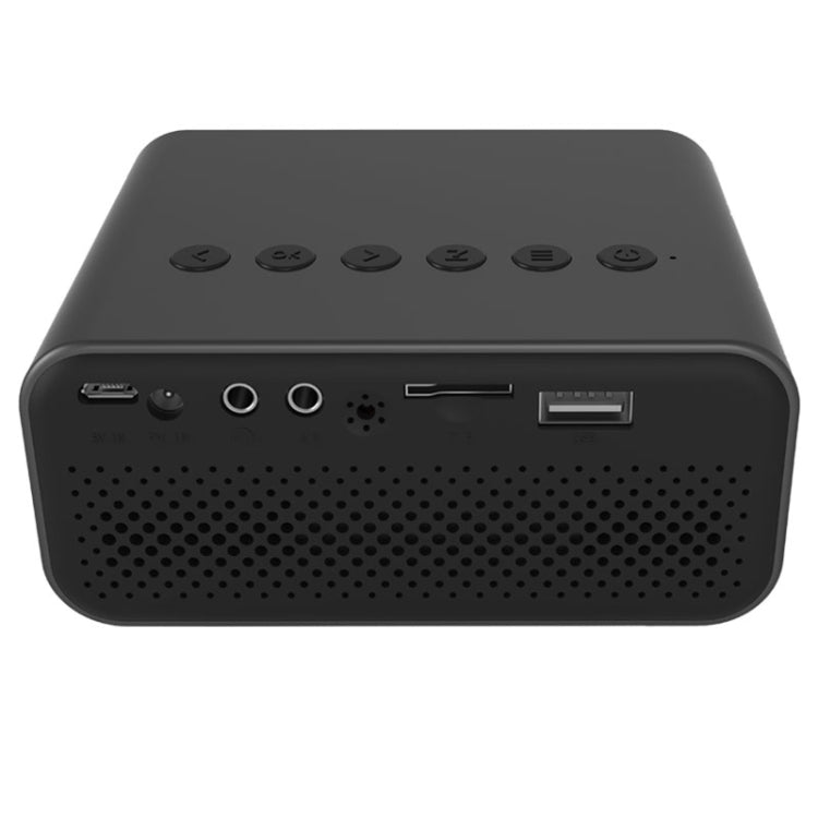 T500 1920x1080P 80 Lumens Portable Mini Home Theater LED HD Digital Projector Without Remote Control & Adaptor(Black)