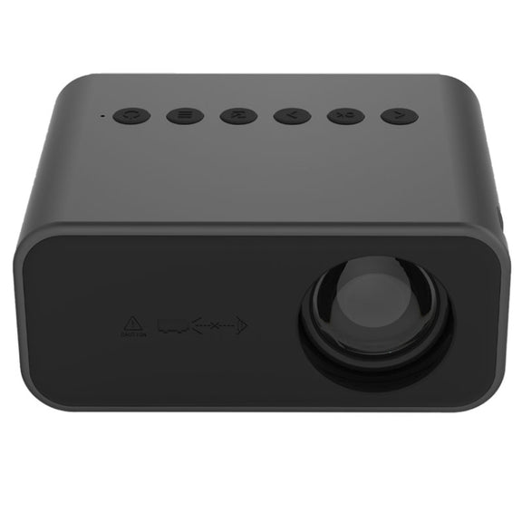T500 1920x1080P 80 Lumens Portable Mini Home Theater LED HD Digital Projector Without Remote Control & Adaptor(Black)