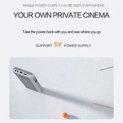 T500 1920x1080P 80 Lumens Portable Mini Home Theater LED HD Digital Projector Without Remote Control & Adaptor(White)