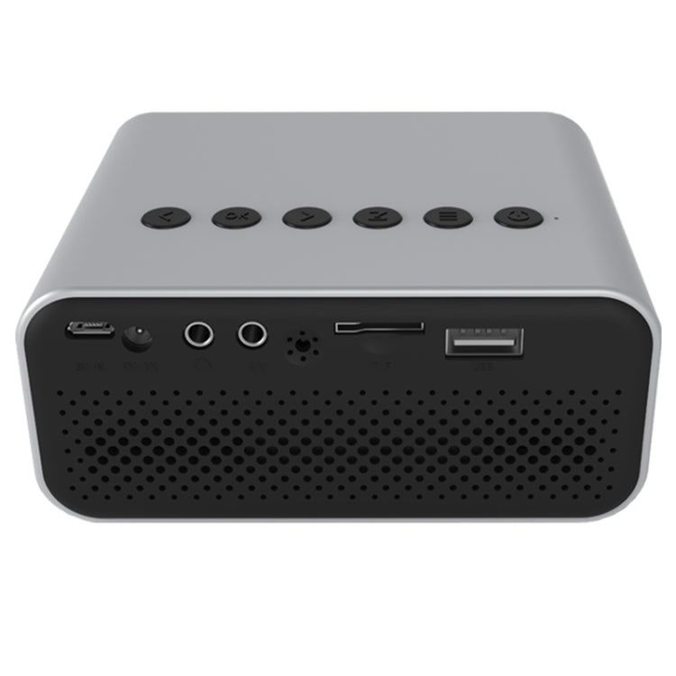 T500 1920x1080P 80 Lumens Portable Mini Home Theater LED HD Digital Projector With Remote Control & Adaptor(White)