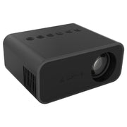 T500 1920x1080P 80 Lumens Portable Mini Home Theater LED HD Digital Projector With Remote Control & Adaptor(Black)