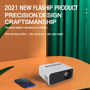 T500 1920x1080P 80 Lumens Portable Mini Home Theater LED HD Digital Projector With Remote Control & Adaptor(Black)