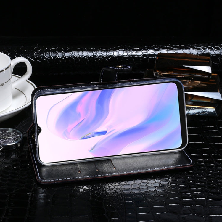 For Blackview A70 idewei Crocodile Texture Horizontal Flip Leather Case with Holder & Card Slots & Wallet(Black)