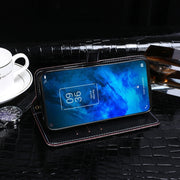 For TCL 10 5G idewei Crocodile Texture Horizontal Flip Leather Case with Holder & Card Slots & Wallet(Black)