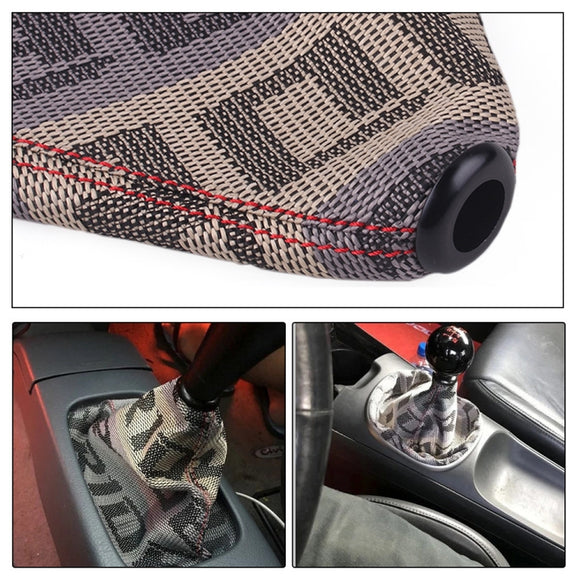Car Universal Modification Shift Knob Dustproof Cover(Light Grey)