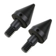 2 PCS Car Rear Anti-collision Tail Cone for Mercedes Benz Smart 2009-2014, Style:Pointed(Black) - Decorative Strip by PMC Jewellery | Online Shopping South Africa | PMC Jewellery | Buy Now Pay Later Mobicred