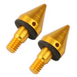 2 PCS Car Rear Anti-collision Tail Cone for Mercedes Benz Smart 2009-2014, Style:Pointed(Gold) - Decorative Strip by PMC Jewellery | Online Shopping South Africa | PMC Jewellery | Buy Now Pay Later Mobicred