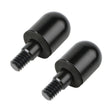 2 PCS Car Rear Anti-collision Tail Cone for Mercedes Benz Smart 2009-2014, Style:Round(Black) - Decorative Strip by PMC Jewellery | Online Shopping South Africa | PMC Jewellery | Buy Now Pay Later Mobicred