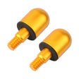 2 PCS Car Rear Anti-collision Tail Cone for Mercedes Benz Smart 2009-2014, Style:Round(Gold) - Decorative Strip by PMC Jewellery | Online Shopping South Africa | PMC Jewellery | Buy Now Pay Later Mobicred