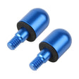2 PCS Car Rear Anti-collision Tail Cone for Mercedes Benz Smart 2009-2014, Style:Round(Blue) - free shipping - PMC Jewellery - Order now!