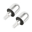 2 PCS Car Rear Anti-collision Tail Cone for Mercedes Benz Smart 2009-2014, Style:Round(Silver) - free shipping - PMC Jewellery - Order now!