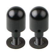 2 PCS Car Rear Anti-collision Tail Cone for Mercedes Benz Smart 2009-2014, Style:Round(Silver)