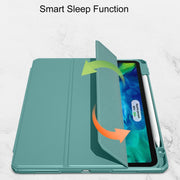 For iPad Pro 12.9 2022 / 2021 / 2020 Mutural Pinyue Series PC + TPU Horizontal Flip Leather Tablet Case with Holder & Pen Slot & Sleep / Wake-up Function(Pink)