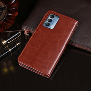 For Meizu 18 idewei Crazy Horse Texture Horizontal Flip Leather Case with Holder & Card Slots & Wallet(White)