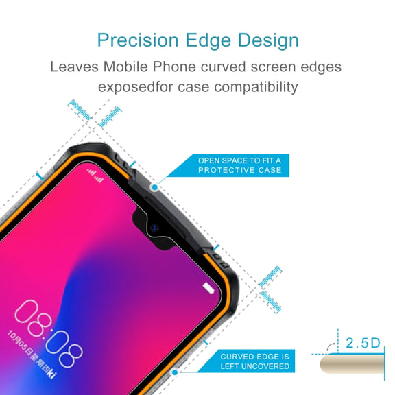 For Doogee S68 Pro 10 PCS 0.26mm 9H 2.5D Tempered Glass Film