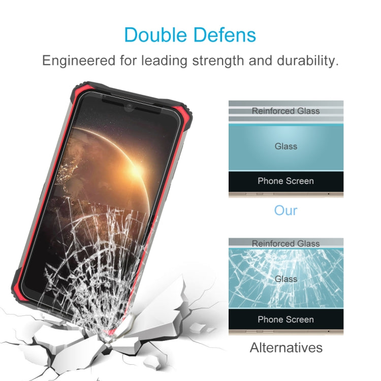 For Doogee S86 Pro / S86 10 PCS 0.26mm 9H 2.5D Tempered Glass Film