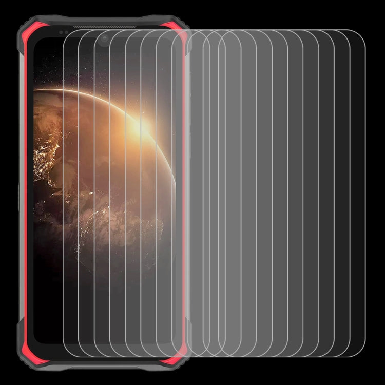 For Doogee S86 Pro / S86 10 PCS 0.26mm 9H 2.5D Tempered Glass Film