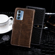 For Meizu 18 idewei Crocodile Texture Horizontal Flip Leather Case with Holder & Card Slots & Wallet(Black)
