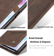 For Xiaomi CC9 Pro CaseMe 013 Multifunctional Horizontal Flip Leather Case with Holder & Card Slot & Wallet(Coffee)