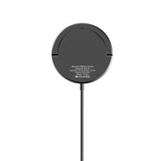Mriowiz M-2001W 15W Desktop MagSafe Magnetic Wireless Charger , with USB + USB-C / Type-C Data Cable & Holder