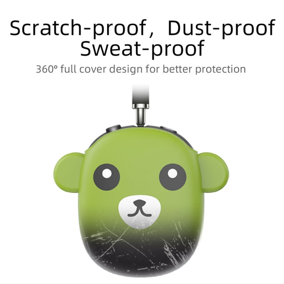 Hifylux AP-PF8 Liquid Silicone Anti-scratch Headset Silicone Protective Case for AirPods Max(Green)