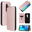 For Blackview BV6300 Pro Carbon Fiber Texture Horizontal Flip TPU + PC + PU Leather Case with Card Slot(Pink) - More Brand by PMC TechLife | Online Shopping South Africa | PMC TechLife | Buy Now Pay Later Mobicred