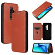 For Blackview BV6300 Pro Carbon Fiber Texture Horizontal Flip TPU + PC + PU Leather Case with Card Slot(Brown) - More Brand by PMC TechLife | Online Shopping South Africa | PMC TechLife | Buy Now Pay Later Mobicred