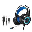 2 PCS G58 Head-Mounted Gaming Wired Headset with Microphone, Cable Length: about 2m, Color:Black Colorful 3.5mm Version - Multimedia Headset by PMC Jewellery | Online Shopping South Africa | PMC Jewellery | Buy Now Pay Later Mobicred