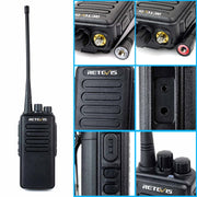RETEVIS RT1 10W UHF 400-520MHz 16CH Handheld Walkie Talkie, US Plug