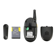 1 Pair RETEVIS RT35 0.5W EU Frequency 446MHz 8CH Handheld Children Walkie Talkie(Black)