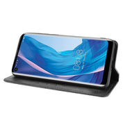 For Ulefone Note 11P Magnetic Buckle Retro Crazy Horse Texture Horizontal Flip Leather Case with Holder & Card Slots & Photo Frame(Black)