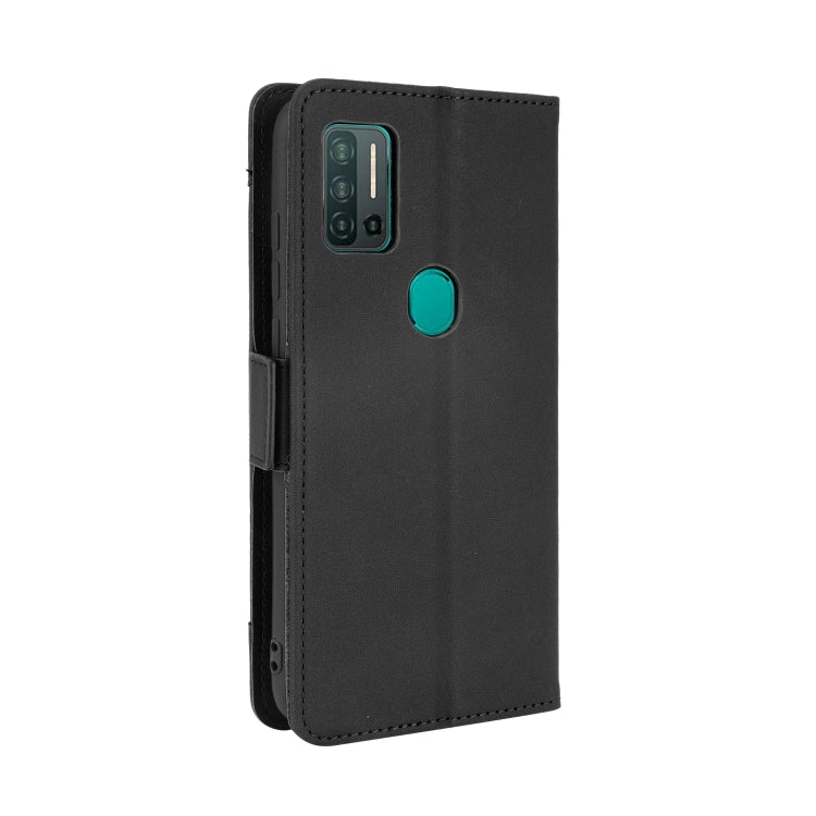 For Ulefone Note 11P Skin Feel Calf Pattern Horizontal Flip Leather Case with Holder & Card Slots & Photo Frame(Black)