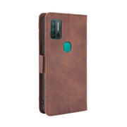 For Ulefone Note 11P Skin Feel Calf Pattern Horizontal Flip Leather Case with Holder & Card Slots & Photo Frame(Brown)